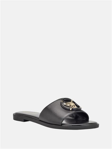 city beach black slides